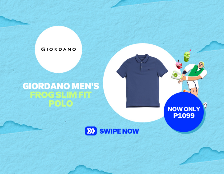 GIORDANO Men's Frog Slim Fit Polo