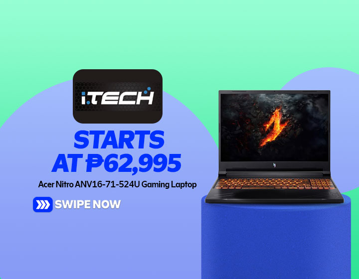 Acer Nitro ANV16-71-524U Gaming Laptop starts at P62,995