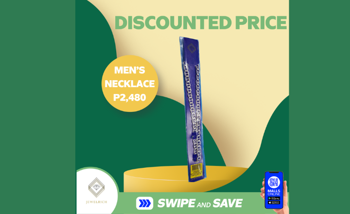 Men's necklace from Jewelrich now on sale at P2,480