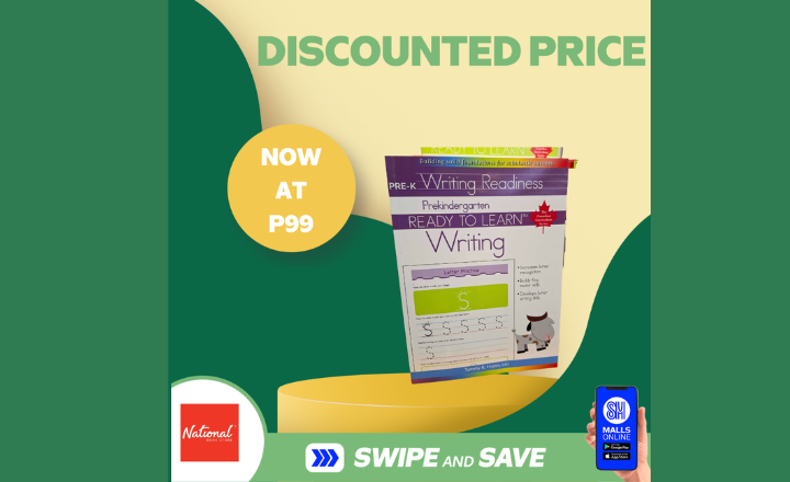 Ready to Learn Writing Books for only P99 at National Bookstore