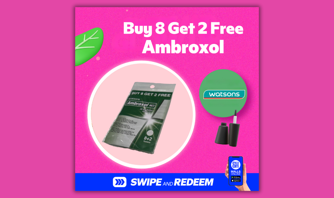 Buy 8 Get 2 Ambroxol at Watsons!
