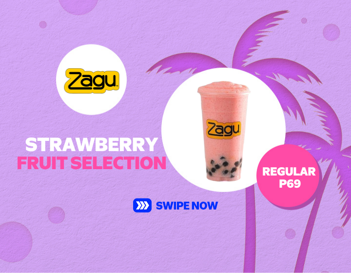 Zagu Strawberry Fruit Selection Regular sized at P69