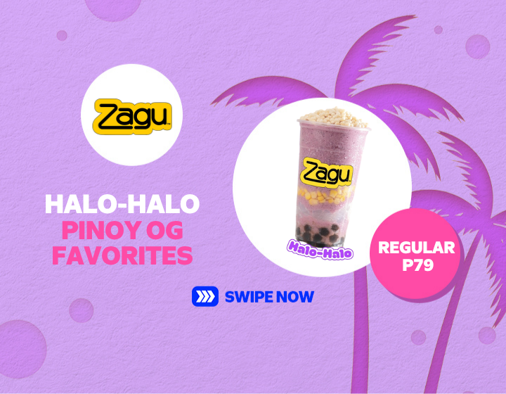 Zagu Halo Halo Pinoy OG Favorites Regular sized for only P79